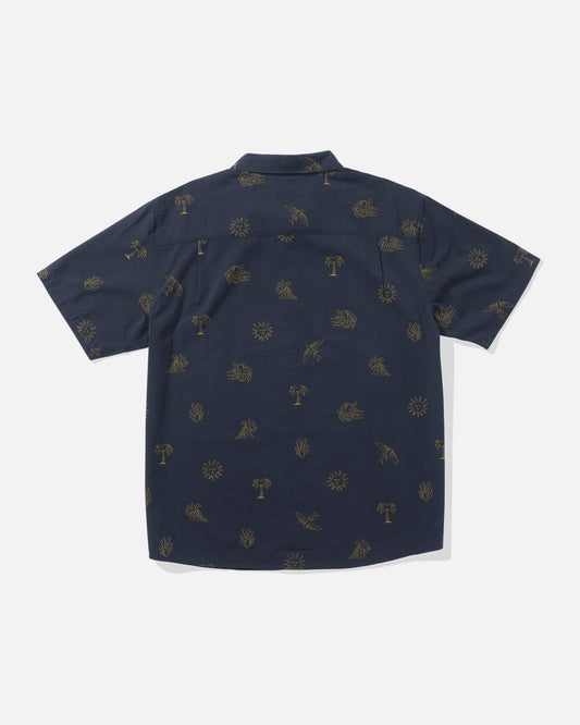 Salty crew WOVEN SHIRTS Good Vibes Ss Woven - Navy in Navy