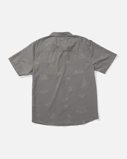 Salty crew WOVEN SHIRTS Helmsman Uv Button Up - Olive in Olive
