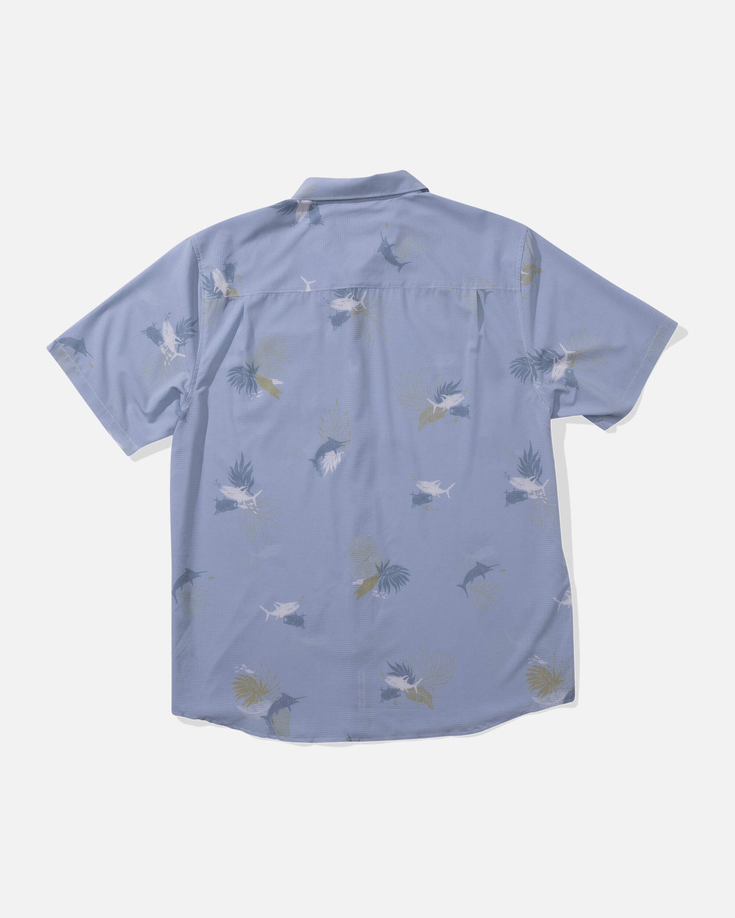 Salty crew WOVEN SHIRTS Breezer Perf Ss Tech Wvn - Blue Fog in Blue Fog