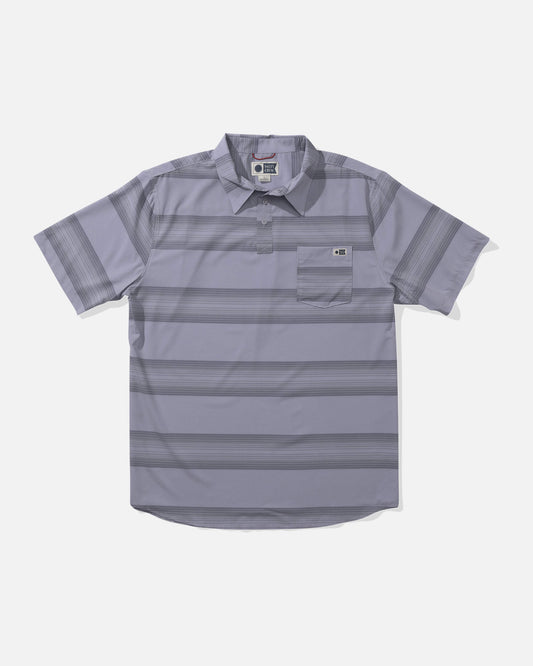 Salty crew WOVEN SHIRTS Sundown Perf Ss Tech Polo - Light Grey in Light Grey