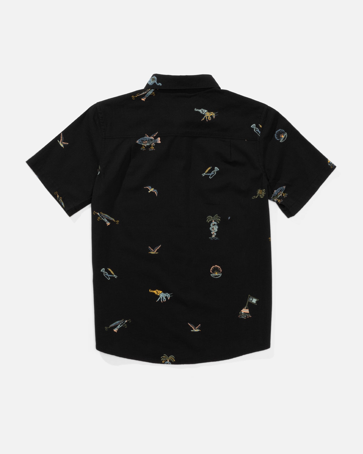 Session Button Up Kids - Black