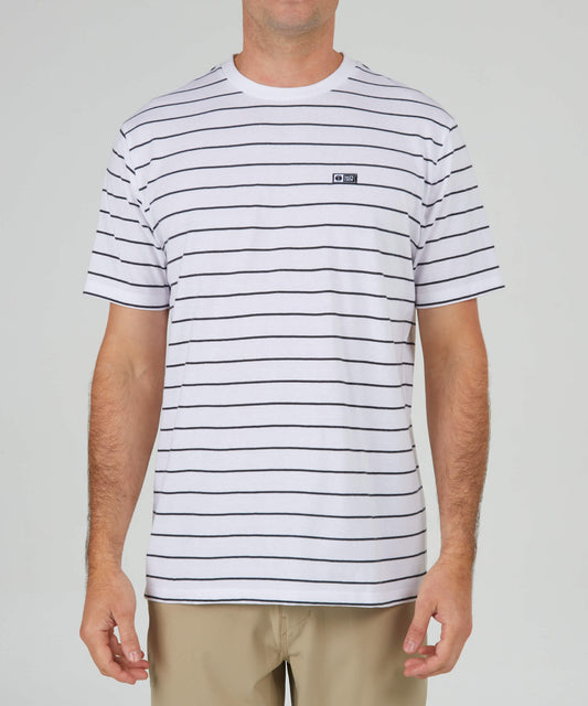 Salty Crew Men - Ahoy S/S Knit - White/Black