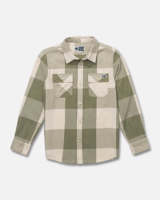Daybreak Flannel Kids - Birch Four Leaf Clover