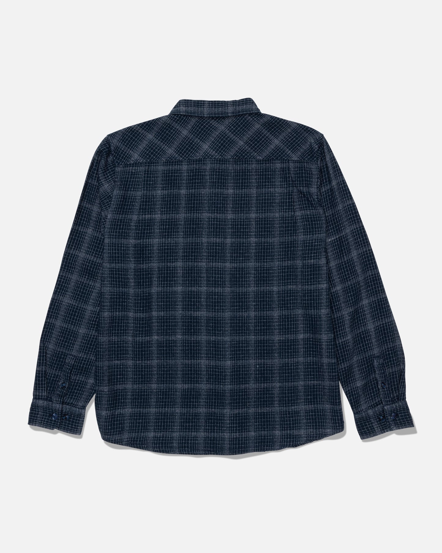 Fine Line Flannel - Navy
