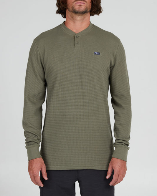 Salty Crew Hommes - Daybreak 2 L/S Thermal - Olive