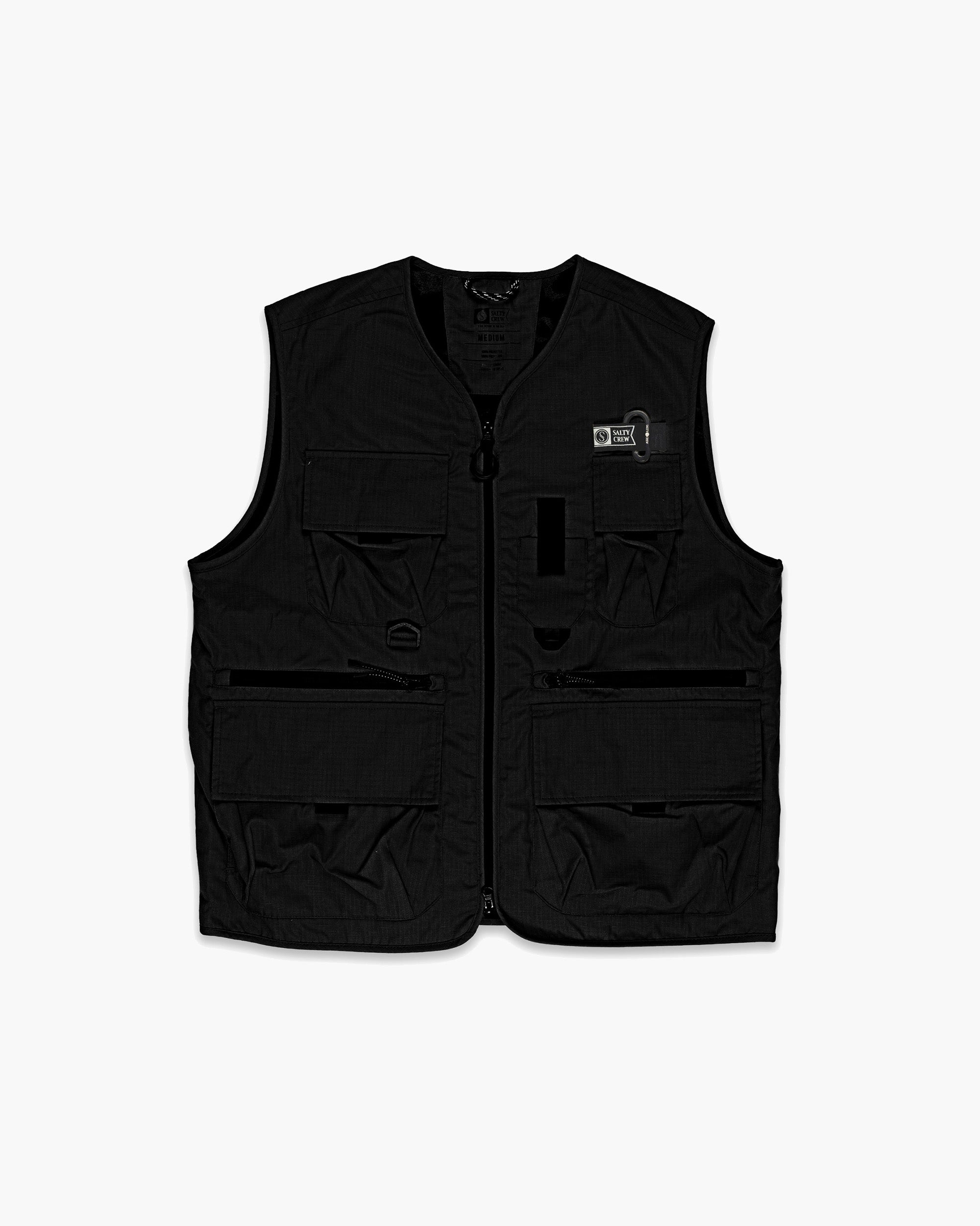 Stream Tech Vest - Black | Salty Crew Europe