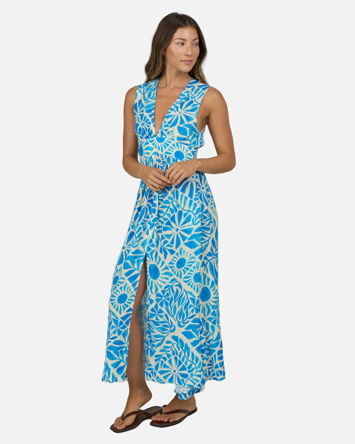 Windward Maxi Dress - Bold Blue