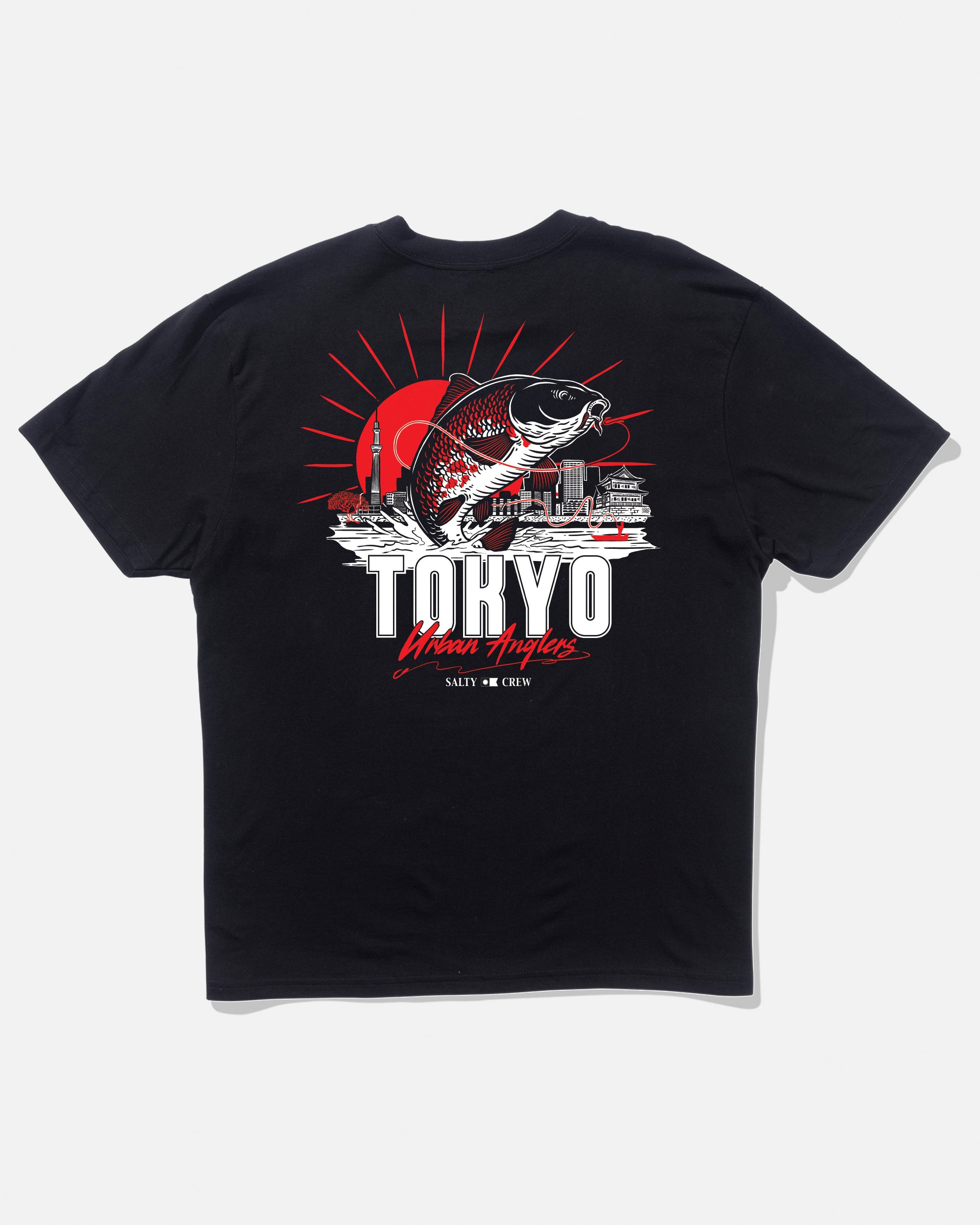 Tokyo Urban Angler Ss Tee - Black | Salty Crew Europe