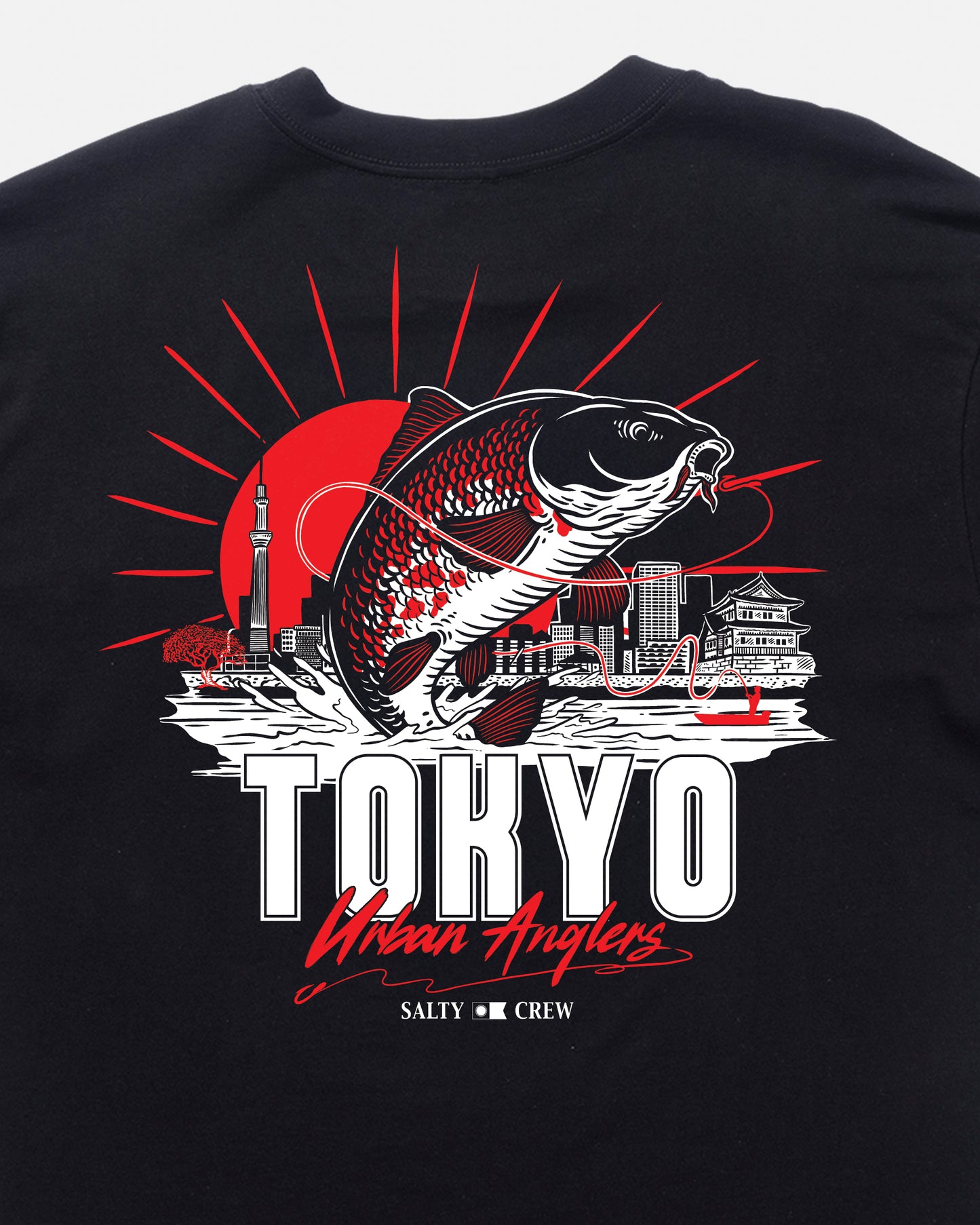 Tokyo Urban Angler Ss Tee - Black