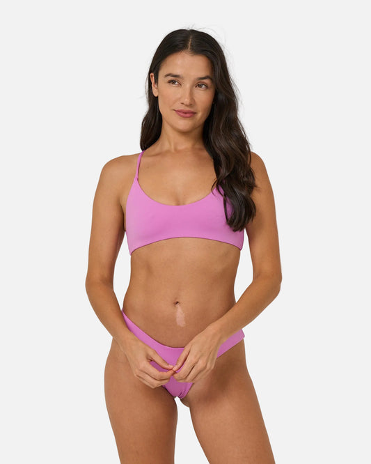 Seafarer Solids Bralette Top - Violet