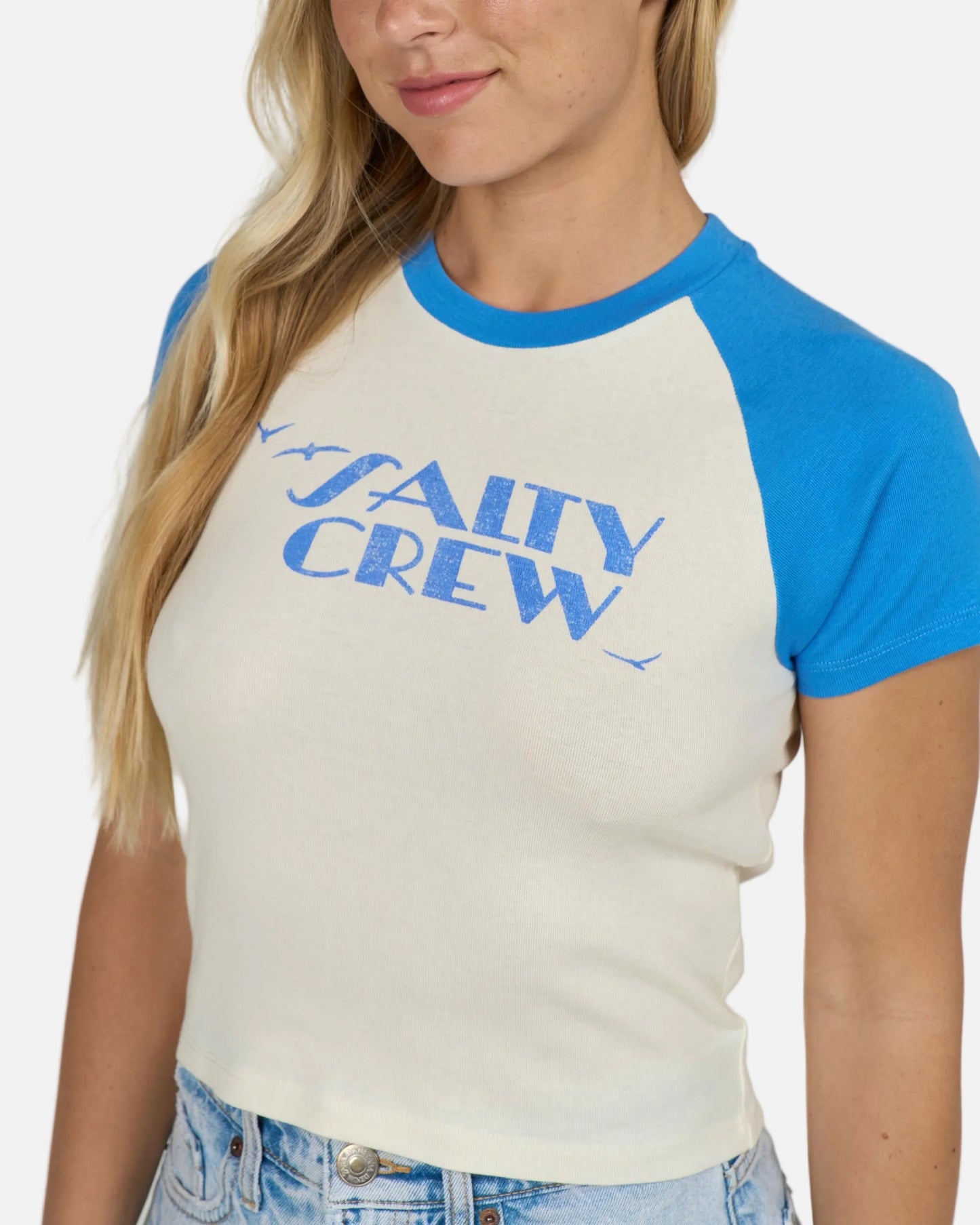 Sailors Delight Raglan Tee - Bold Blue