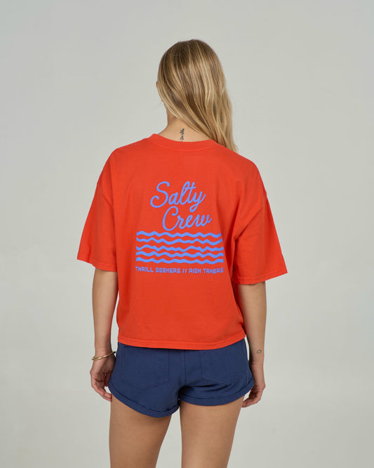 Salty Skimmer Tee - Chili Pepper