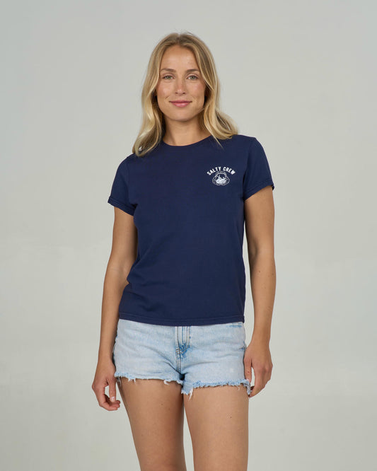 Jawbone Modern Tee - Bright Navy