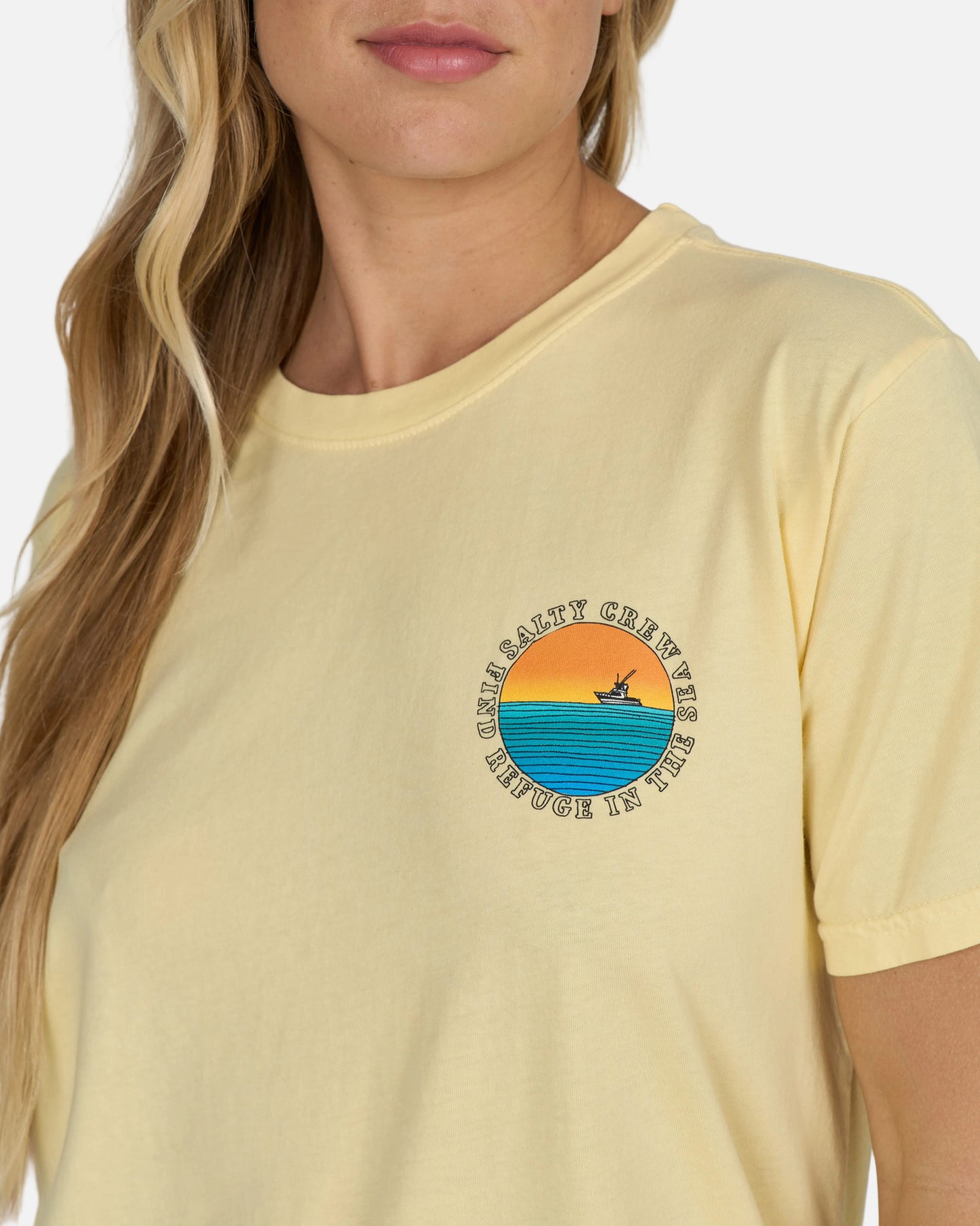Sunset B.f. Tee - Sunshine