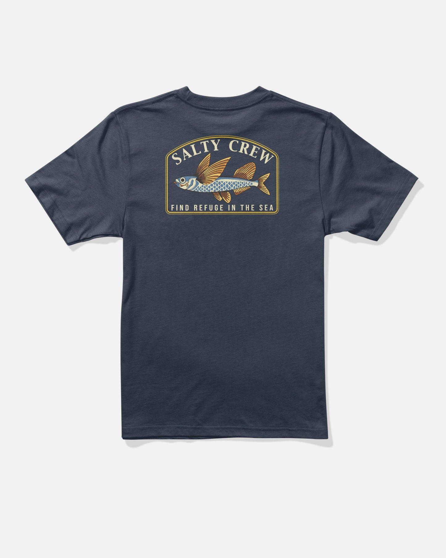 Fly Home Ss Tee Kids - Navy