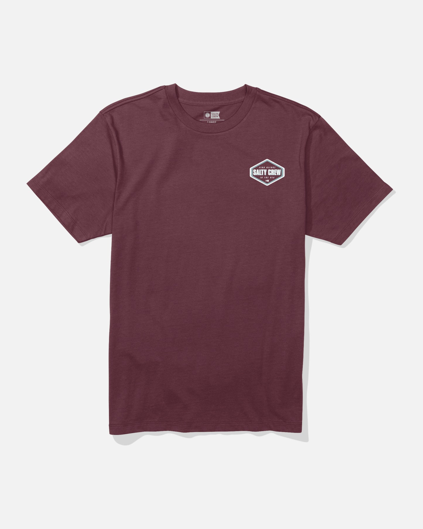 Shapely Ss Tee - Burgundy