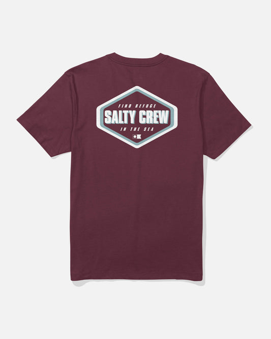 Shapely Ss Tee - Burgundy