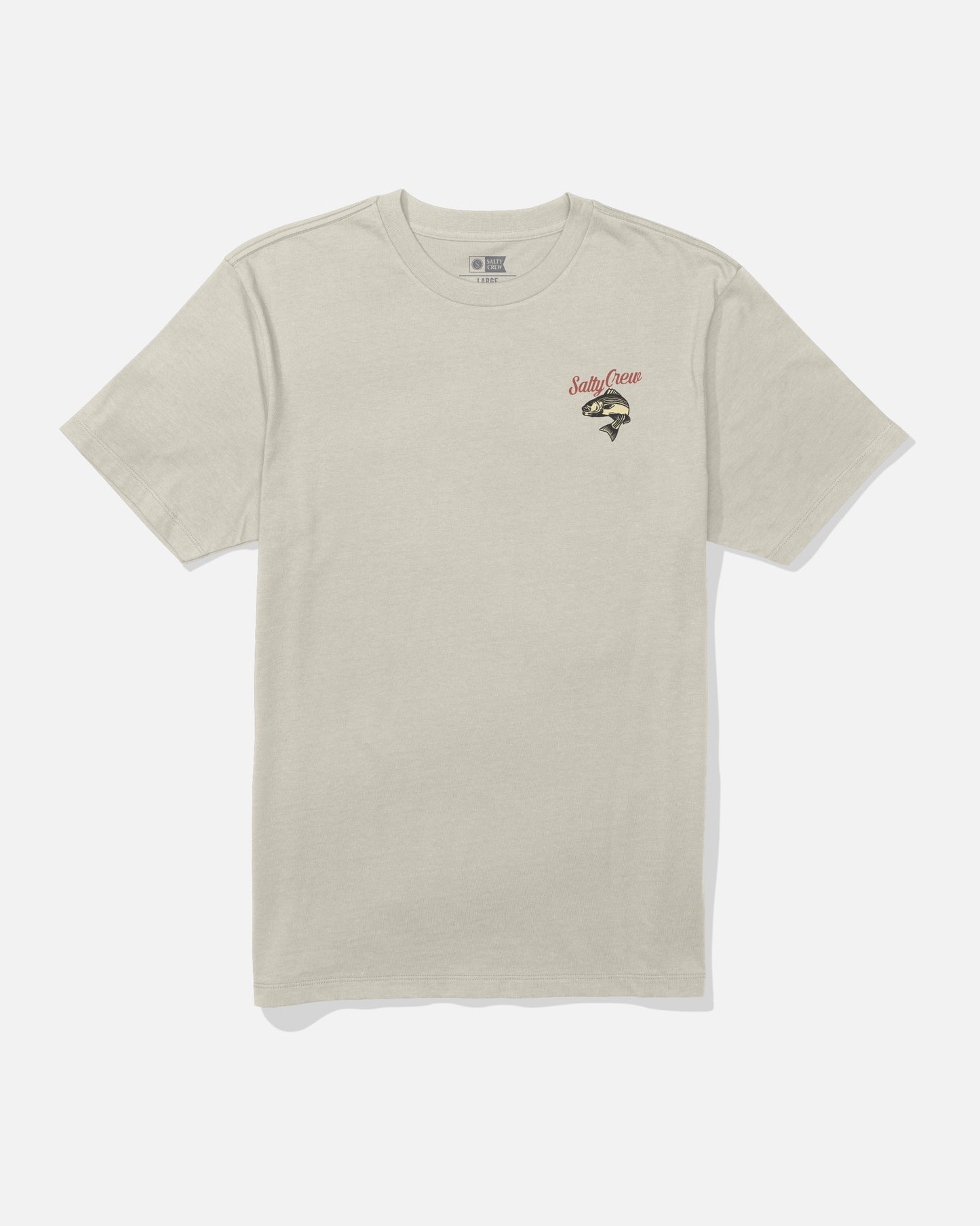 Striped Ss Tee - Moonbeam