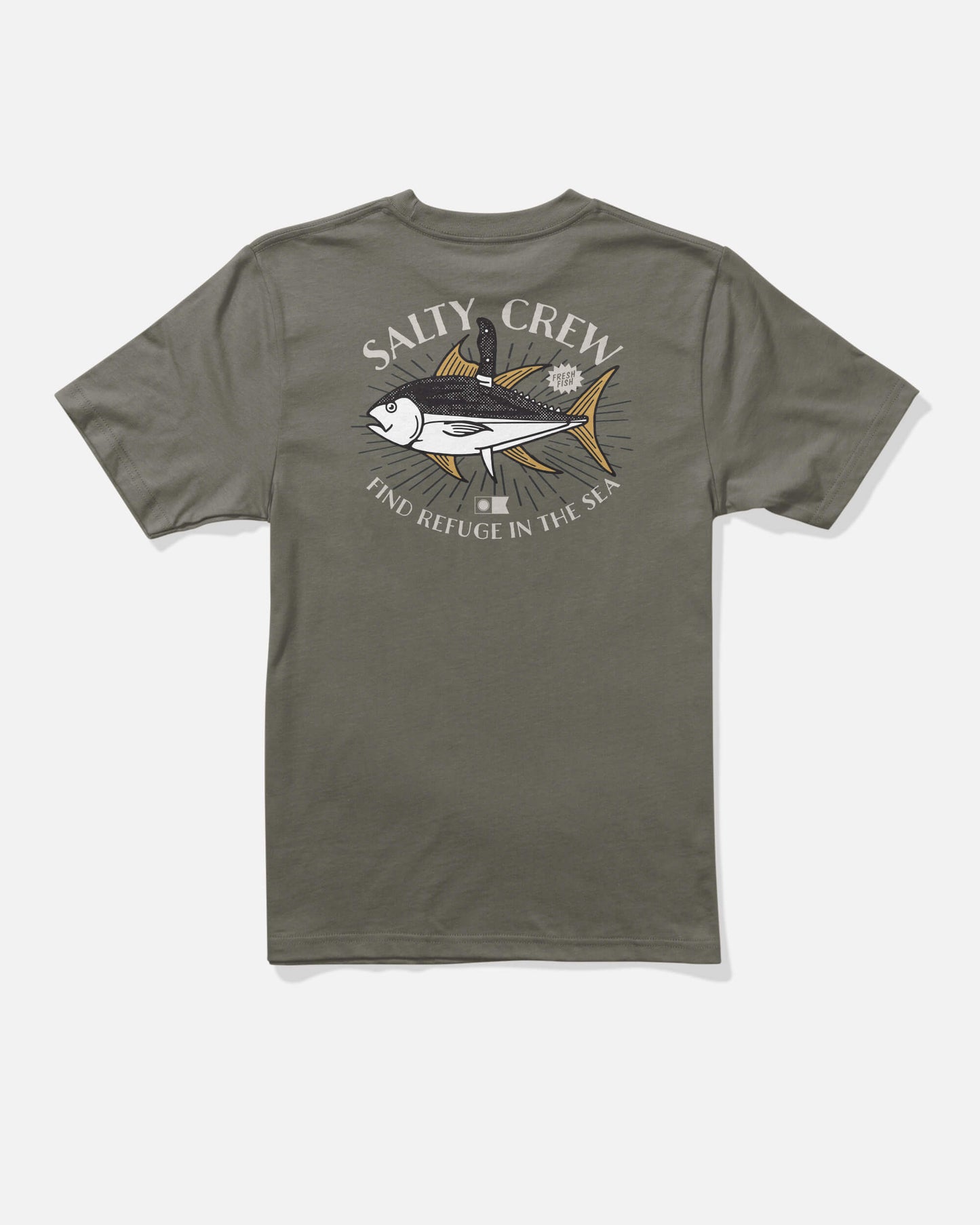 Omakase Ss Tee Kids - Dusty Olive