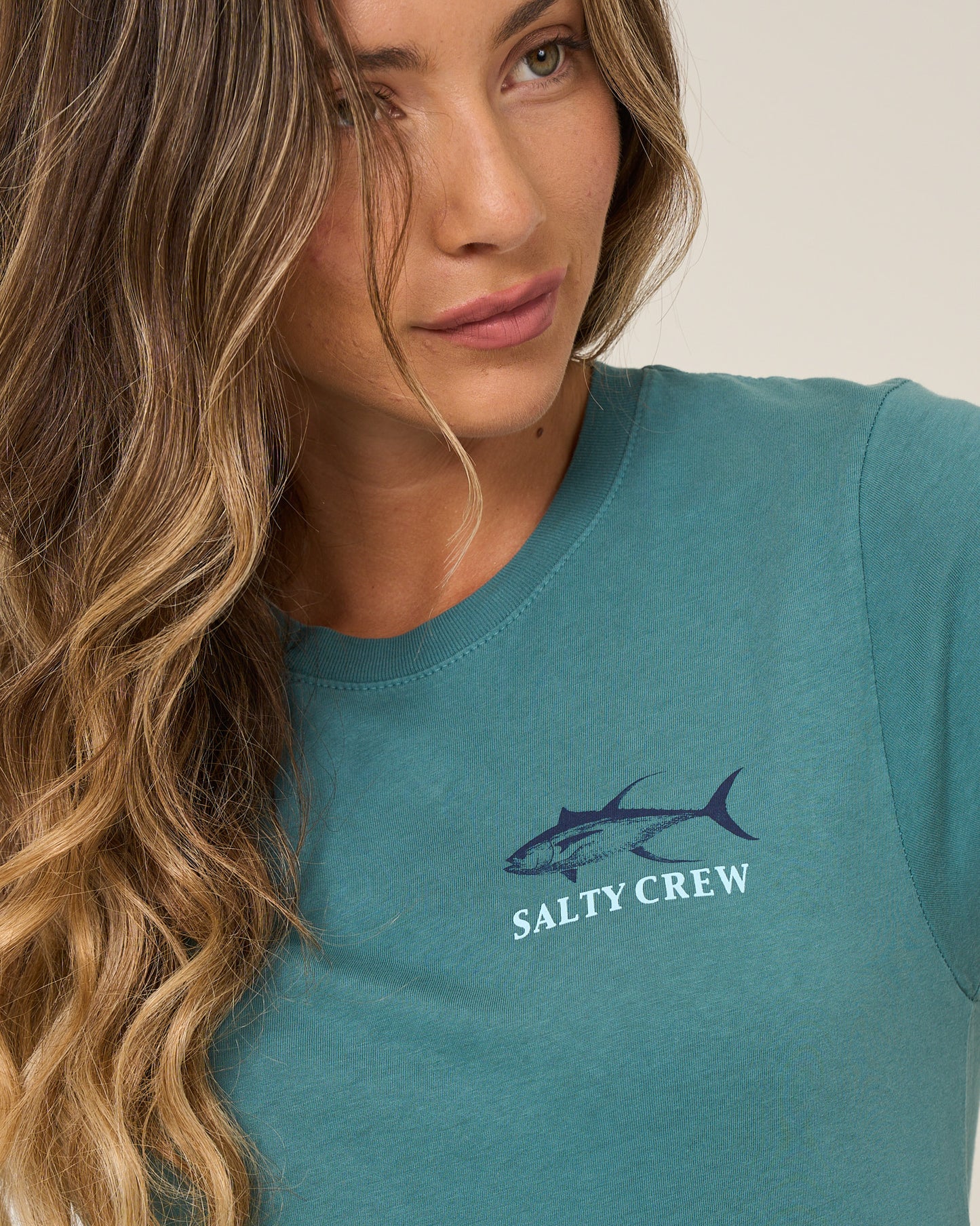 Overlay Modern Tee - Teal