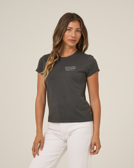 Shark Anatomy Modern Tee - Charcoal