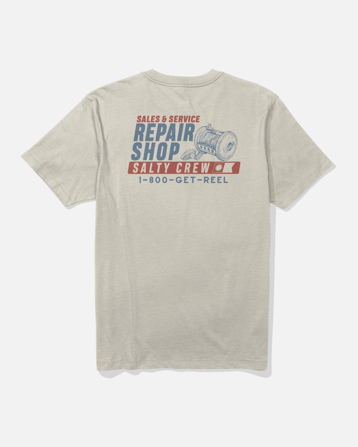 Reel Repair Ss Tee - Moonbeam