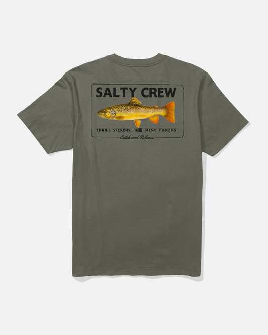 Browny Ss Tee - Dusty Olive