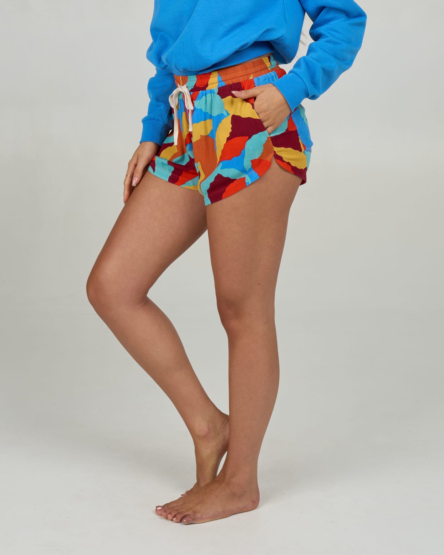 Palapa Printed Short - Chili Pepper