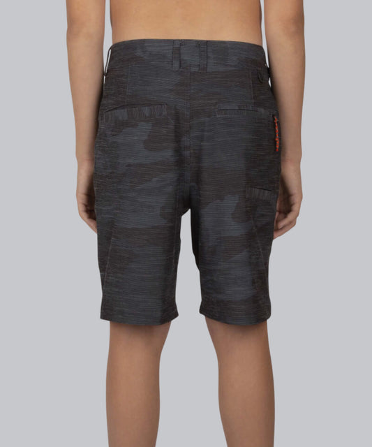 Drifter 2 Utility Short Kids - Black Camo