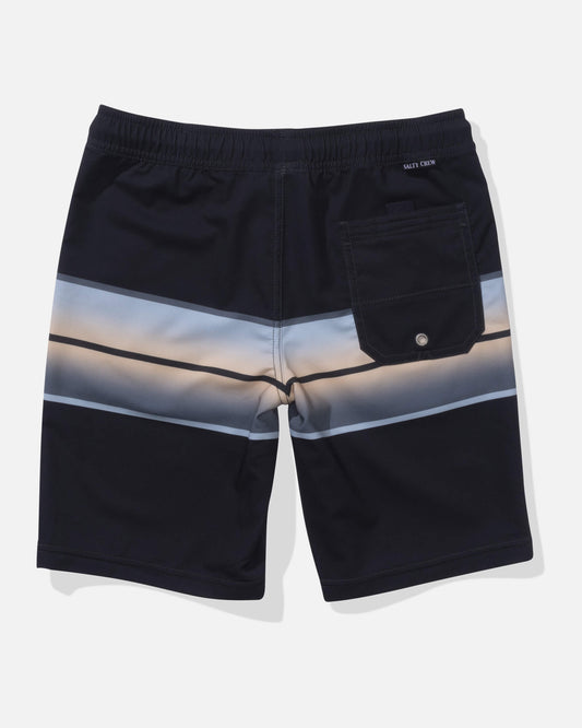 Salty crew BOARDSHORTS Sunup Volley Kids - Black in Black