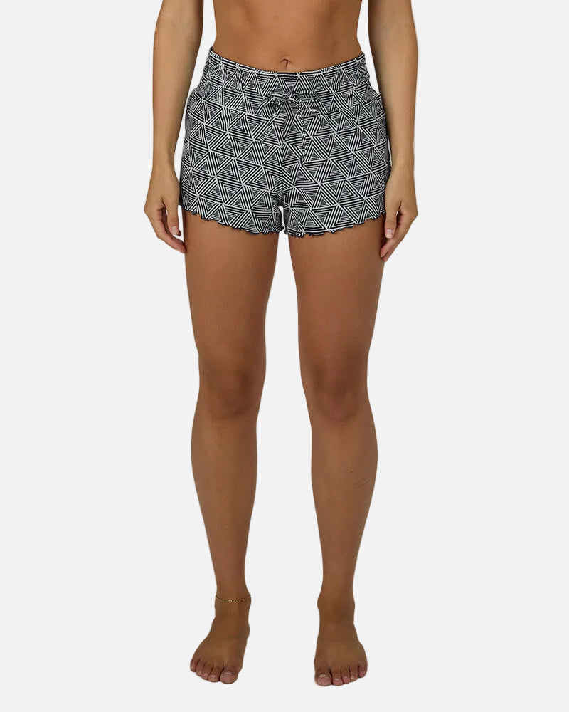 Sailing Geo Swim Short - Dark Navy