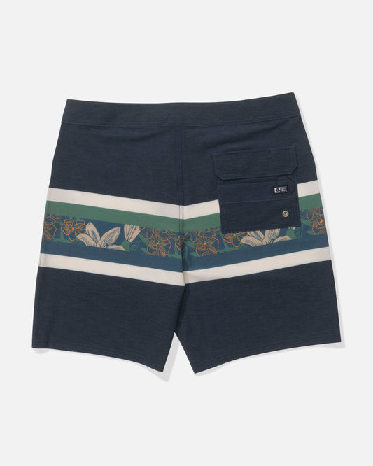 Crew Stripe Boardshort - Cast Blue