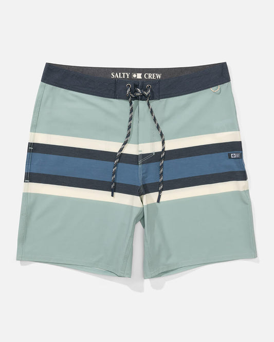 Crew Stripe Boardshort - Marine