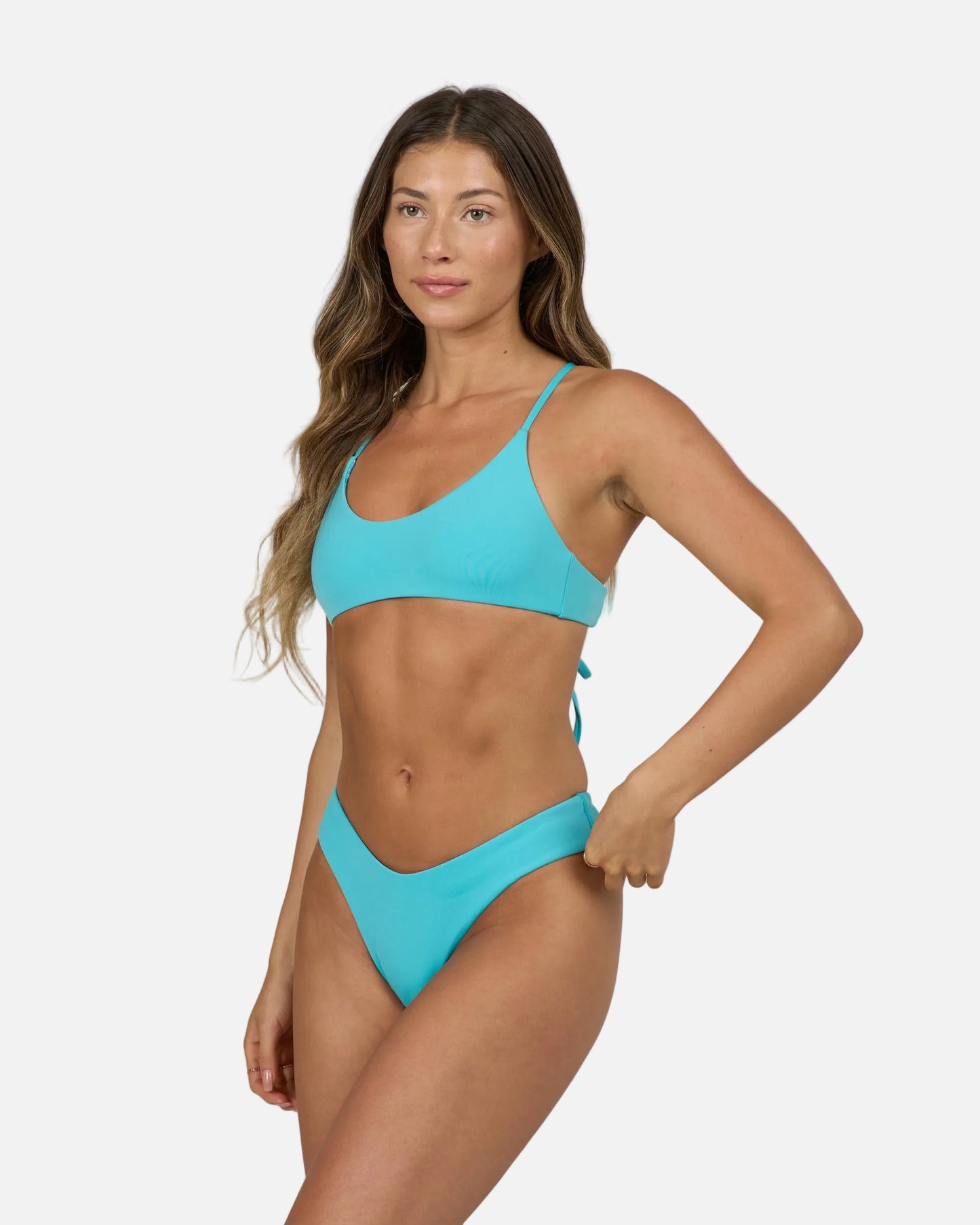 Seafarer Solids Skimpy V Bottom - Turquoise