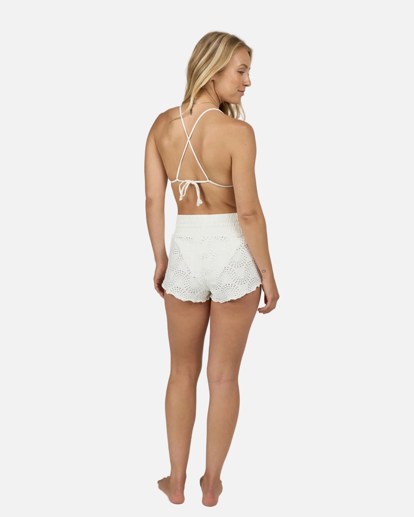 Shell Ya Swim Short - White