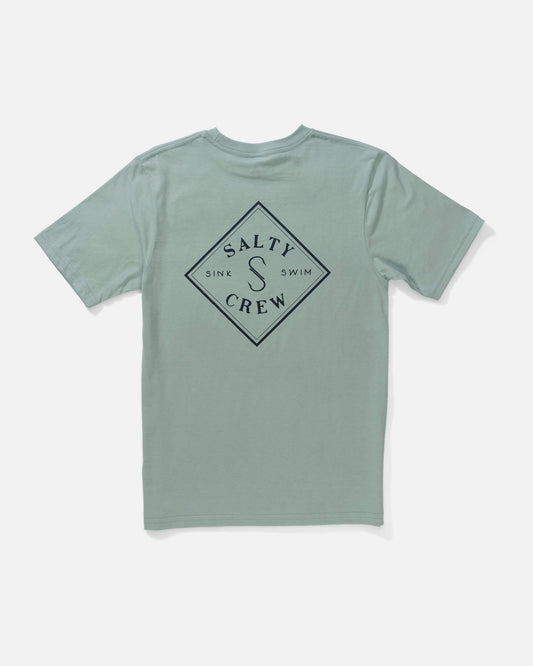 Salty crew T-SHIRTS S/S Tippet S/S Tee Kids - Mackerel in MACKEREL