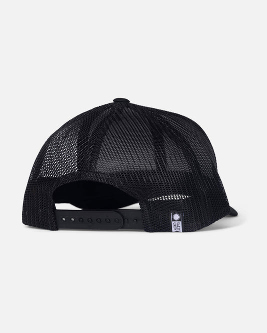 Salty crew HATS Marlin Mount Retro Trucker - Black in BLACK