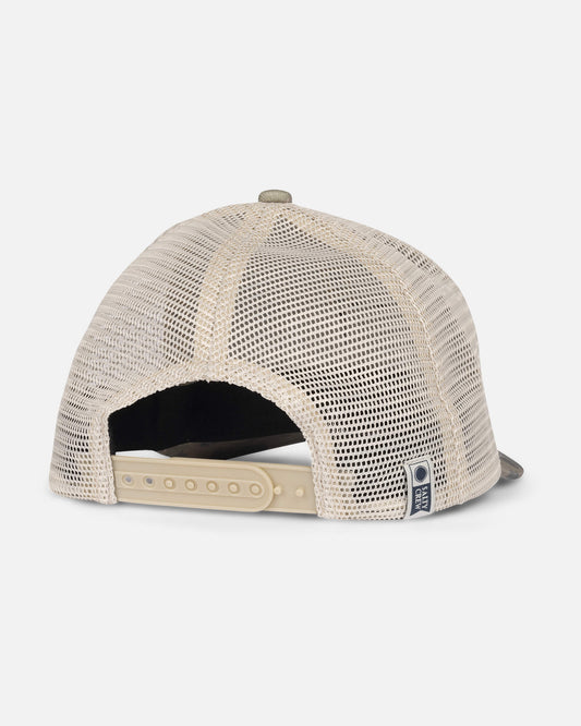 Salty crew HATS Pinnacle Retro Trucker Kids - Sand Camo in SAND CAMO