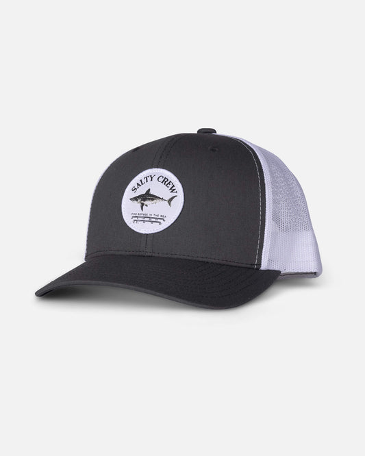 Salty crew HATS Bruce Trucker - Charcoal/White in CHARCOAL/WHITE