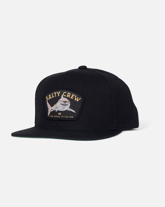 Salty crew HATS Lurking 6 Panel - Black in Black
