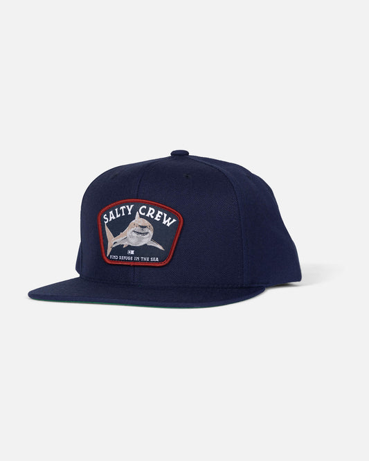 Salty crew HATS Lurking 6 Panel - Navy in Navy
