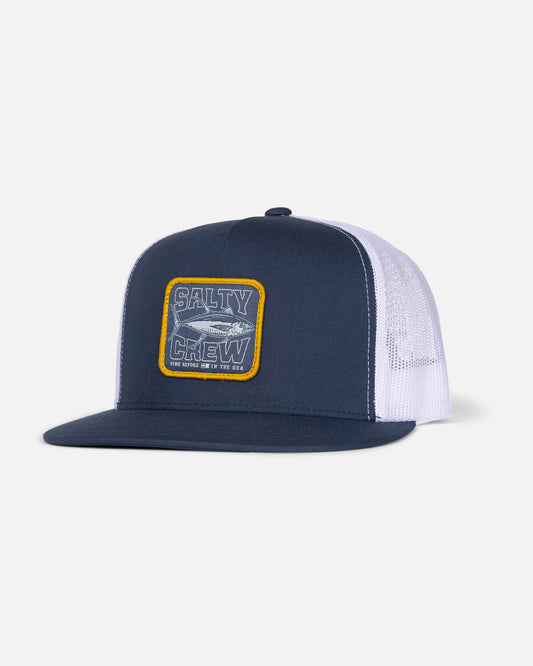 Salty crew HATS Big Game Trucker - Navy White in Navy White