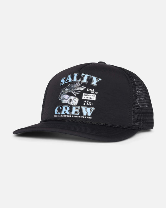 Salty crew HATS Good Times Foamie Trucker - Black in Black