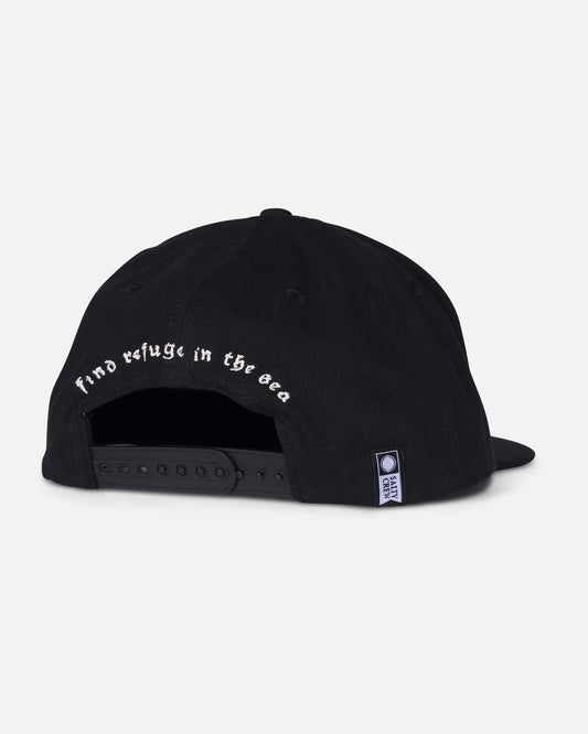 Salty crew HATS Hopper 5 Panel - Black in Black