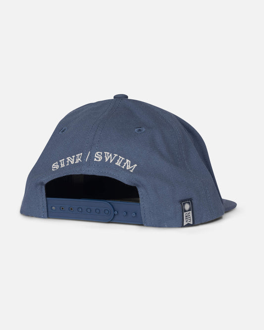 Salty crew HATS Hopper 5 Panel - Slate in Slate