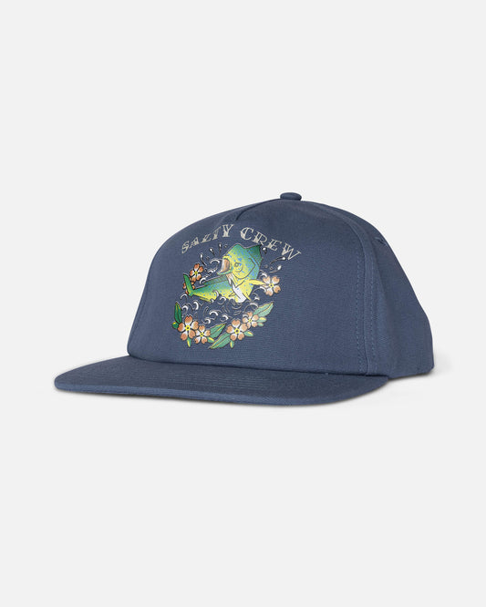 Salty crew HATS Hopper 5 Panel - Slate in Slate