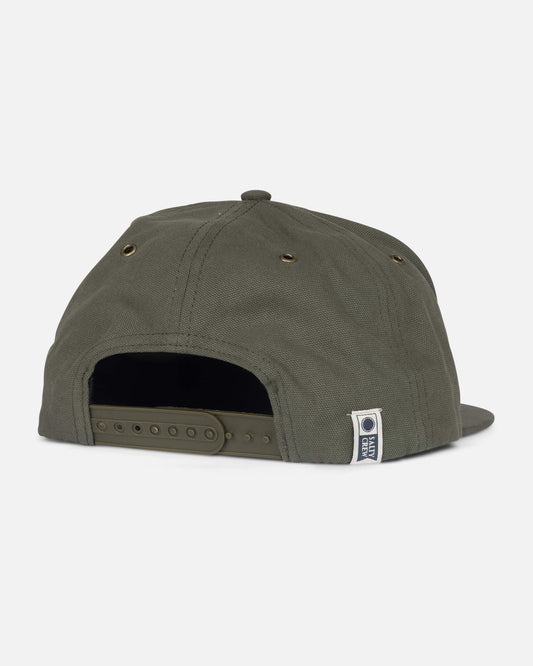 Salty crew HATS Splice 5 Panel - Olive in Olive