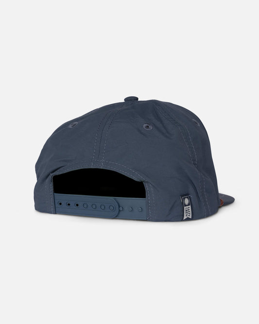 Salty crew HATS Stake Out 5 Panel - Bluefin in Bluefin
