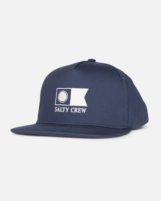 Salty crew HATS Flagship 5 Panel - Navy in Navy