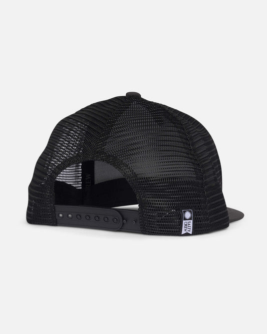 Salty crew HATS Marlin Diamond Trucker Kids - Black in Black